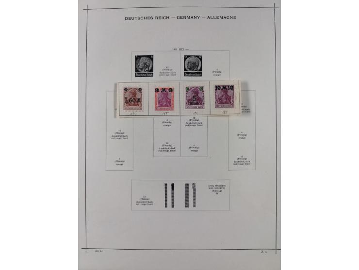 1840/1938 (ca.), mostly unused and used collection with focus on Europe with strength in the classic and semi-classic issues,