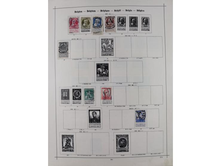 1840/1938 (ca.), mostly unused and used collection with focus on Europe with strength in the classic and semi-classic issues,