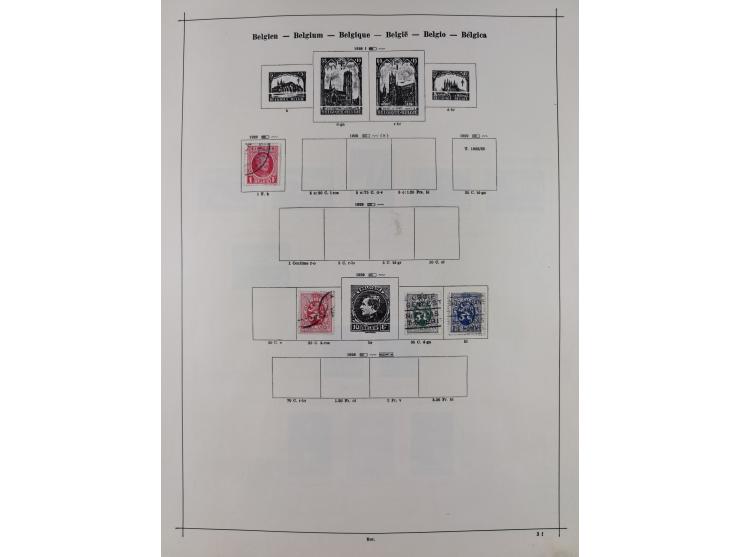 1840/1938 (ca.), mostly unused and used collection with focus on Europe with strength in the classic and semi-classic issues,