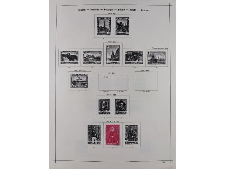 1840/1938 (ca.), mostly unused and used collection with focus on Europe with strength in the classic and semi-classic issues,