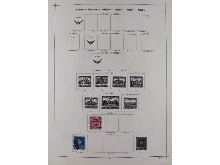 1840/1938 (ca.), mostly unused and used collection with focus on Europe with strength in the classic and semi-classic issues,
