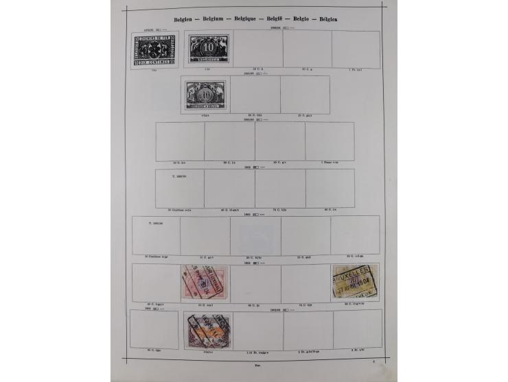 1840/1938 (ca.), mostly unused and used collection with focus on Europe with strength in the classic and semi-classic issues,