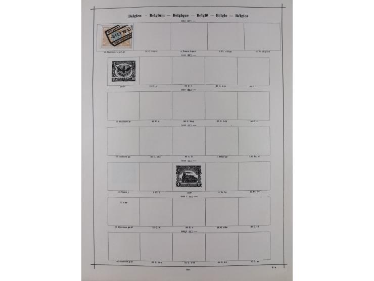 1840/1938 (ca.), mostly unused and used collection with focus on Europe with strength in the classic and semi-classic issues,