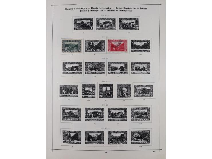 1840/1938 (ca.), mostly unused and used collection with focus on Europe with strength in the classic and semi-classic issues,