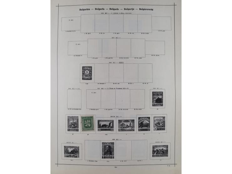 1840/1938 (ca.), mostly unused and used collection with focus on Europe with strength in the classic and semi-classic issues,