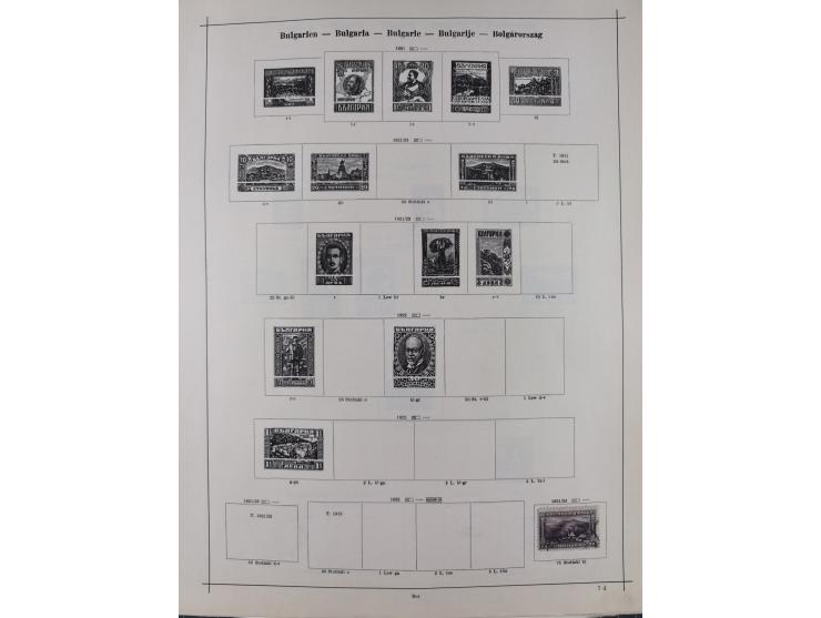 1840/1938 (ca.), mostly unused and used collection with focus on Europe with strength in the classic and semi-classic issues,