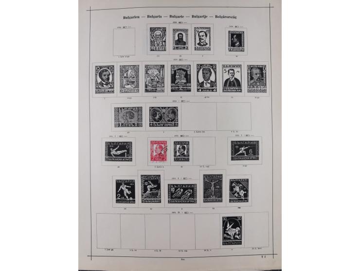 1840/1938 (ca.), mostly unused and used collection with focus on Europe with strength in the classic and semi-classic issues,