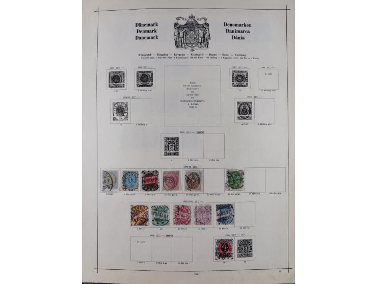 1840/1938 (ca.), mostly unused and used collection with focus on Europe with strength in the classic and semi-classic issues,