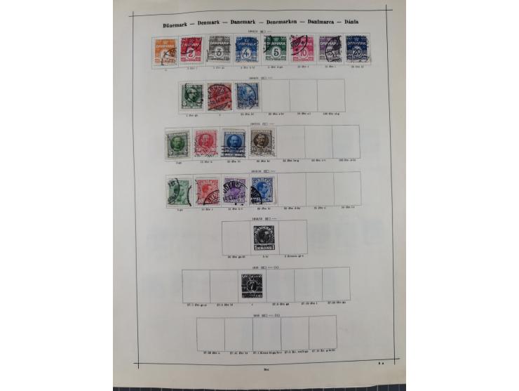 1840/1938 (ca.), mostly unused and used collection with focus on Europe with strength in the classic and semi-classic issues,