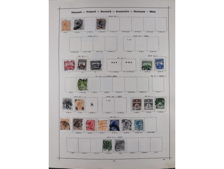 1840/1938 (ca.), mostly unused and used collection with focus on Europe with strength in the classic and semi-classic issues,