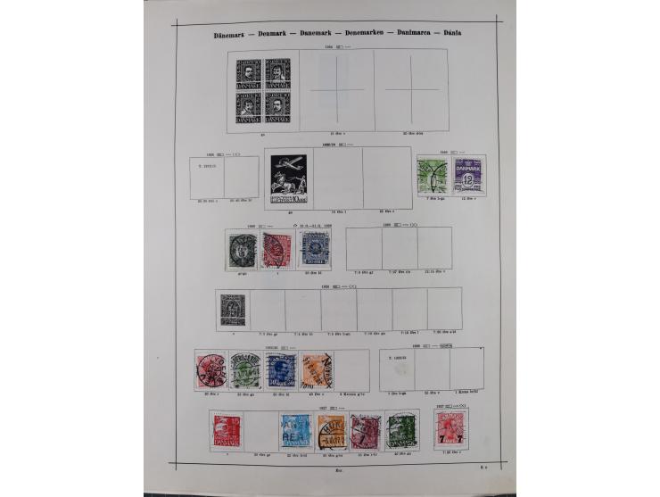 1840/1938 (ca.), mostly unused and used collection with focus on Europe with strength in the classic and semi-classic issues,