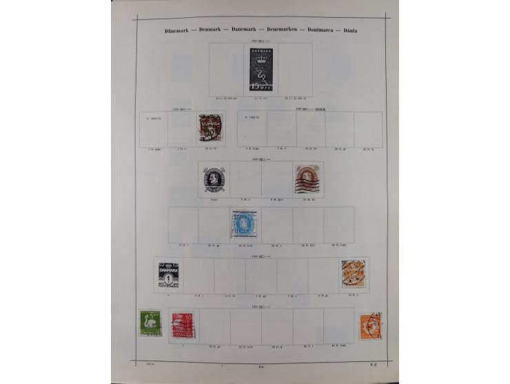 1840/1938 (ca.), mostly unused and used collection with focus on Europe with strength in the classic and semi-classic issues,