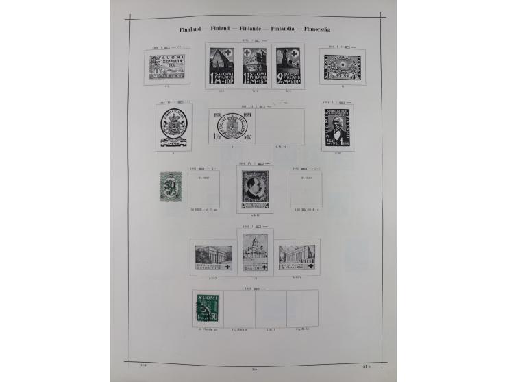 1840/1938 (ca.), mostly unused and used collection with focus on Europe with strength in the classic and semi-classic issues,