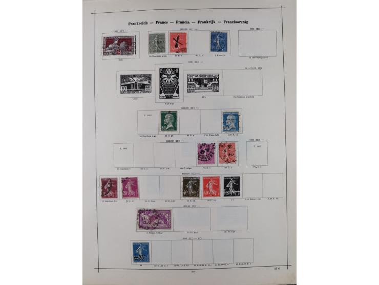 1840/1938 (ca.), mostly unused and used collection with focus on Europe with strength in the classic and semi-classic issues,