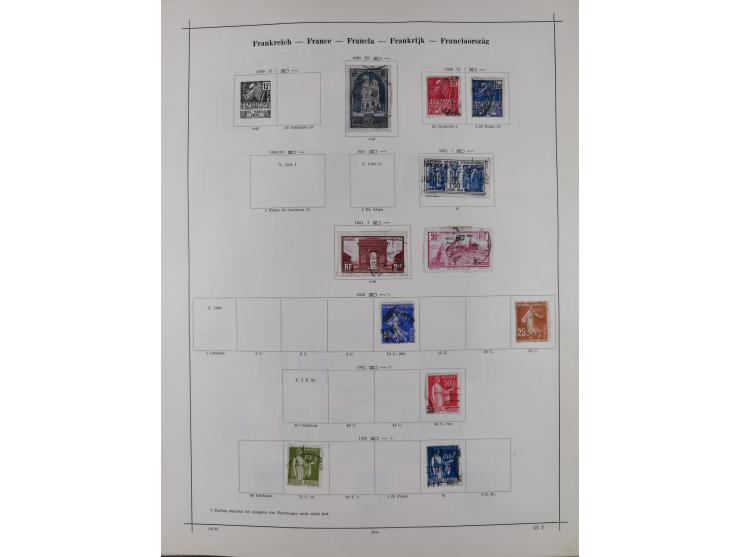 1840/1938 (ca.), mostly unused and used collection with focus on Europe with strength in the classic and semi-classic issues,