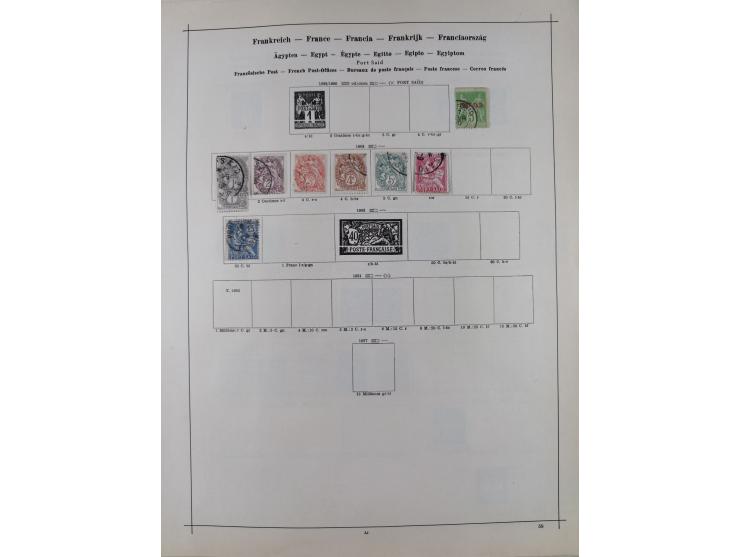 1840/1938 (ca.), mostly unused and used collection with focus on Europe with strength in the classic and semi-classic issues,