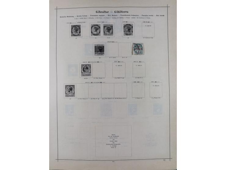 1840/1938 (ca.), mostly unused and used collection with focus on Europe with strength in the classic and semi-classic issues,