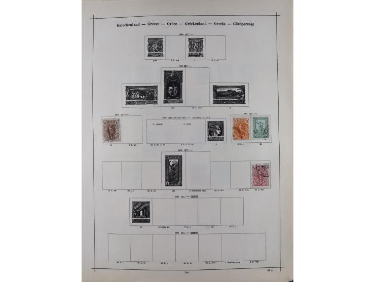 1840/1938 (ca.), mostly unused and used collection with focus on Europe with strength in the classic and semi-classic issues,