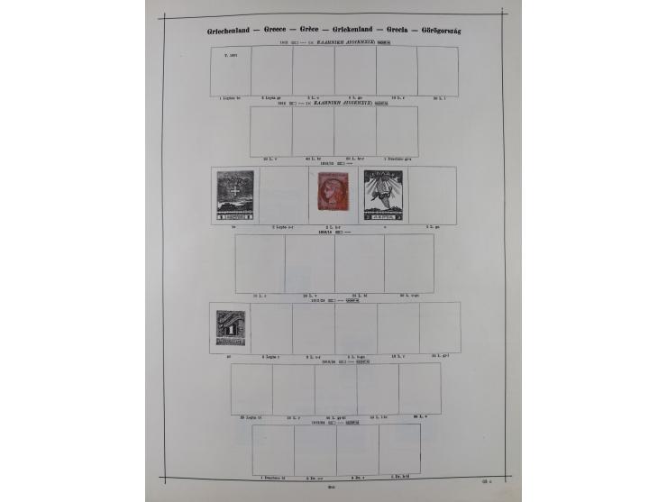 1840/1938 (ca.), mostly unused and used collection with focus on Europe with strength in the classic and semi-classic issues,