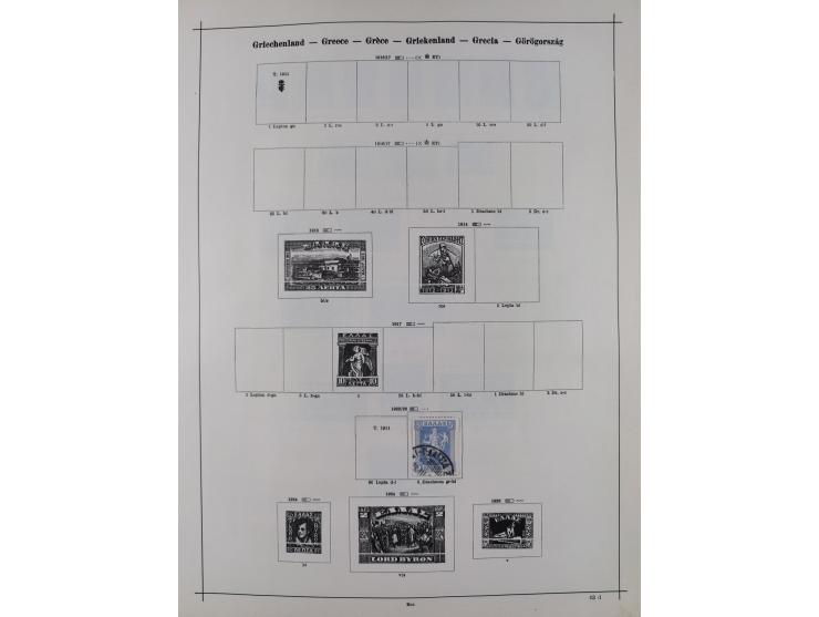 1840/1938 (ca.), mostly unused and used collection with focus on Europe with strength in the classic and semi-classic issues,