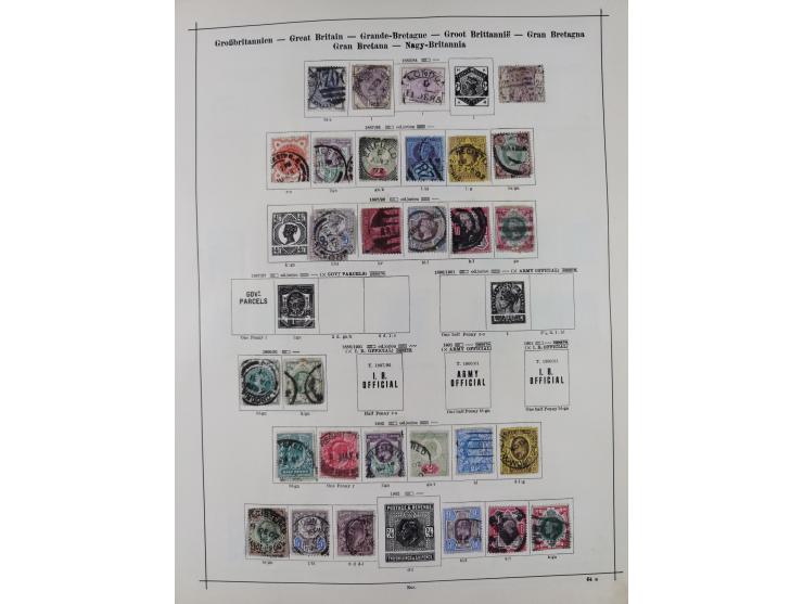 1840/1938 (ca.), mostly unused and used collection with focus on Europe with strength in the classic and semi-classic issues,