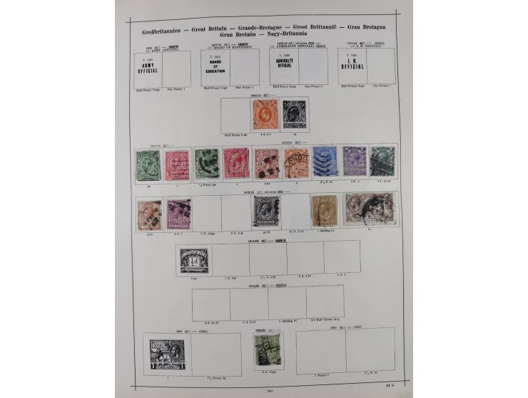 1840/1938 (ca.), mostly unused and used collection with focus on Europe with strength in the classic and semi-classic issues,