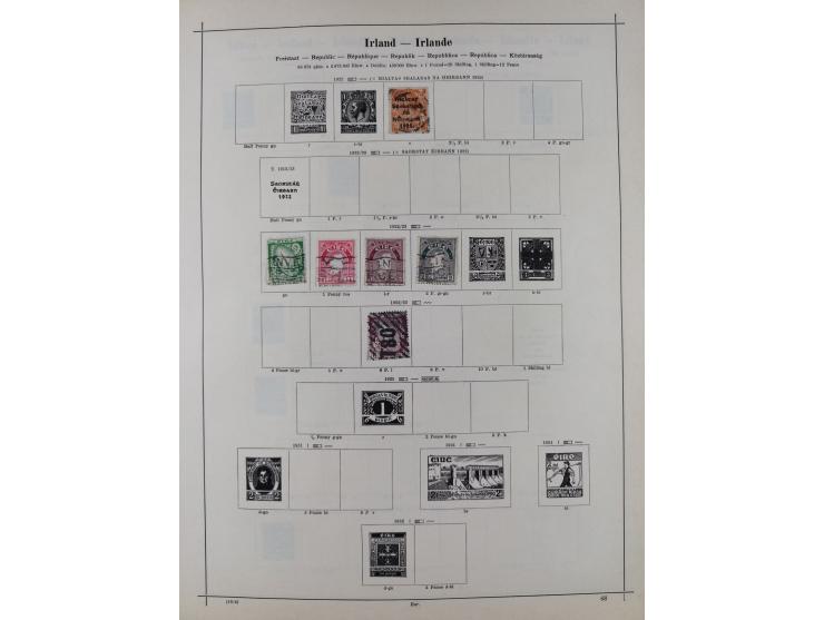 1840/1938 (ca.), mostly unused and used collection with focus on Europe with strength in the classic and semi-classic issues,