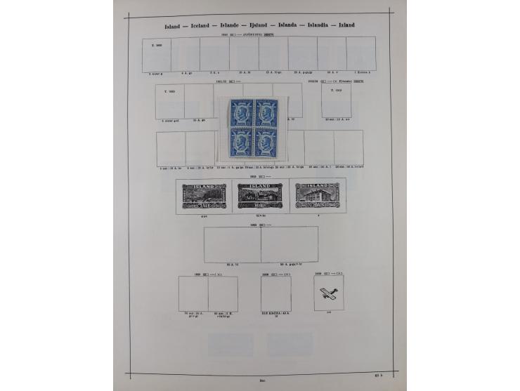 1840/1938 (ca.), mostly unused and used collection with focus on Europe with strength in the classic and semi-classic issues,