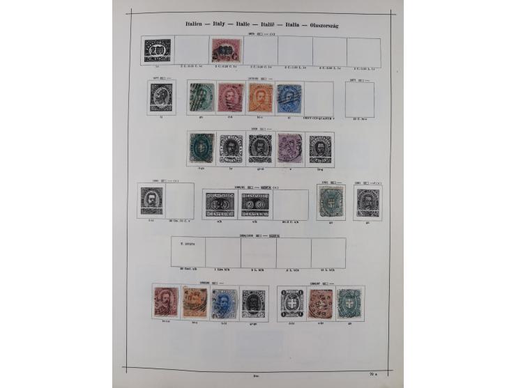 1840/1938 (ca.), mostly unused and used collection with focus on Europe with strength in the classic and semi-classic issues,