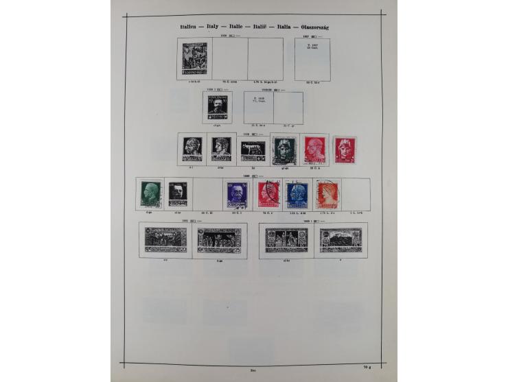 1840/1938 (ca.), mostly unused and used collection with focus on Europe with strength in the classic and semi-classic issues,