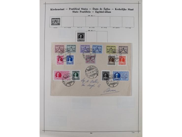 1840/1938 (ca.), mostly unused and used collection with focus on Europe with strength in the classic and semi-classic issues,