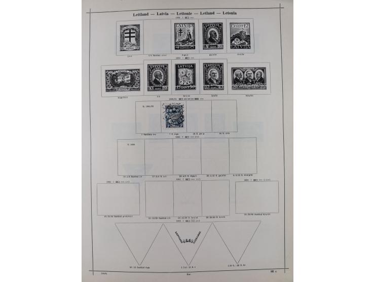 1840/1938 (ca.), mostly unused and used collection with focus on Europe with strength in the classic and semi-classic issues,