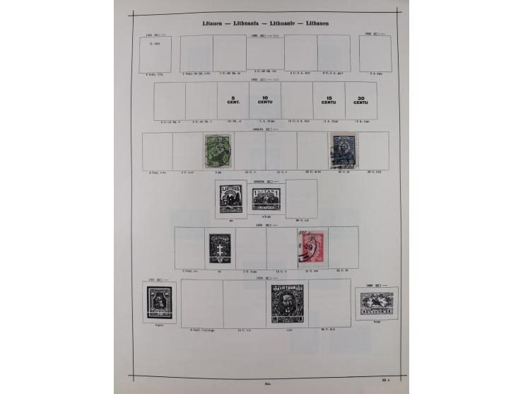 1840/1938 (ca.), mostly unused and used collection with focus on Europe with strength in the classic and semi-classic issues,