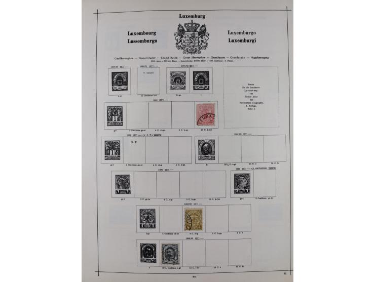 1840/1938 (ca.), mostly unused and used collection with focus on Europe with strength in the classic and semi-classic issues,