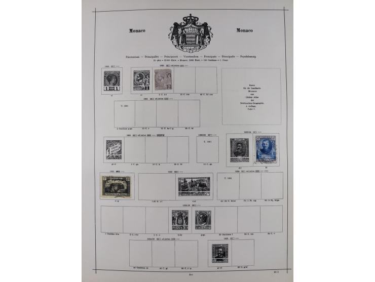 1840/1938 (ca.), mostly unused and used collection with focus on Europe with strength in the classic and semi-classic issues,