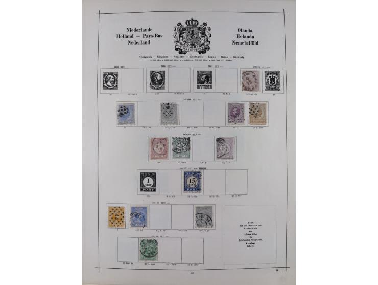 1840/1938 (ca.), mostly unused and used collection with focus on Europe with strength in the classic and semi-classic issues,