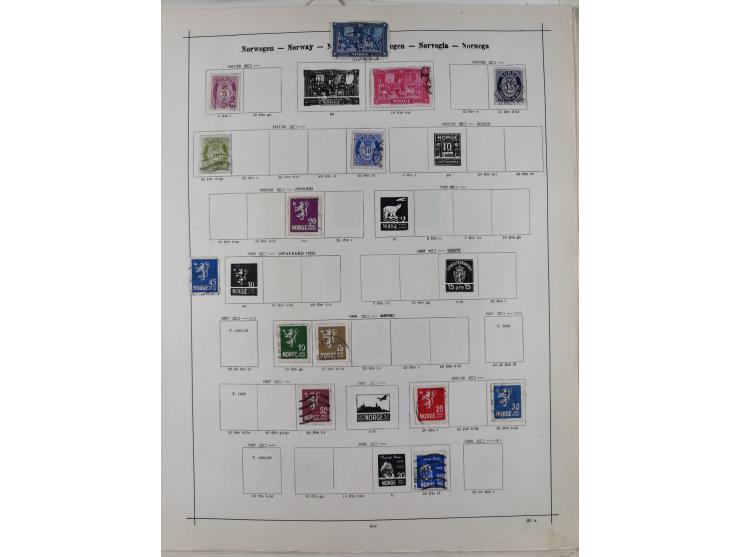 1840/1938 (ca.), mostly unused and used collection with focus on Europe with strength in the classic and semi-classic issues,