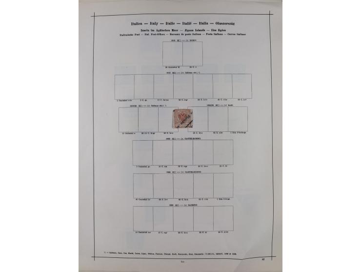 1840/1938 (ca.), mostly unused and used collection with focus on Europe with strength in the classic and semi-classic issues,