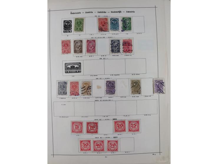 1840/1938 (ca.), mostly unused and used collection with focus on Europe with strength in the classic and semi-classic issues,