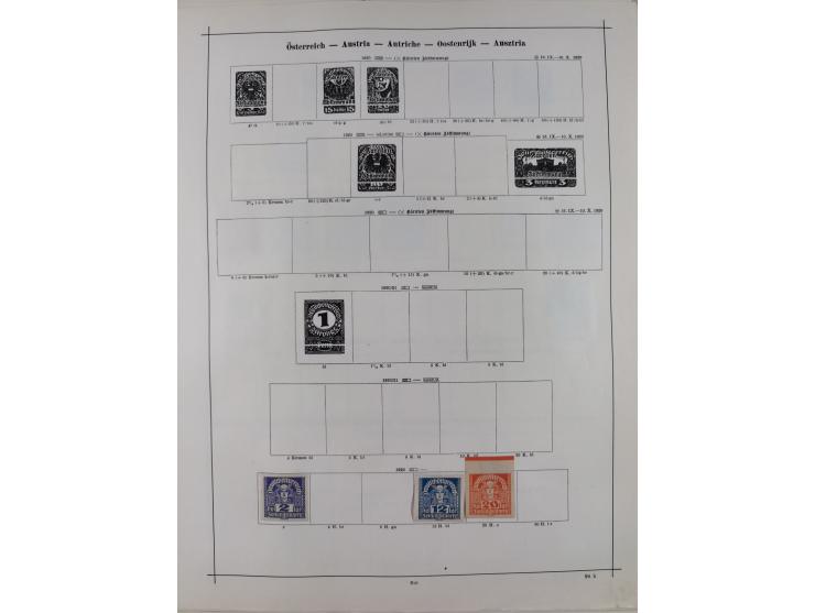 1840/1938 (ca.), mostly unused and used collection with focus on Europe with strength in the classic and semi-classic issues,