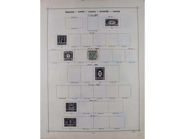 1840/1938 (ca.), mostly unused and used collection with focus on Europe with strength in the classic and semi-classic issues,