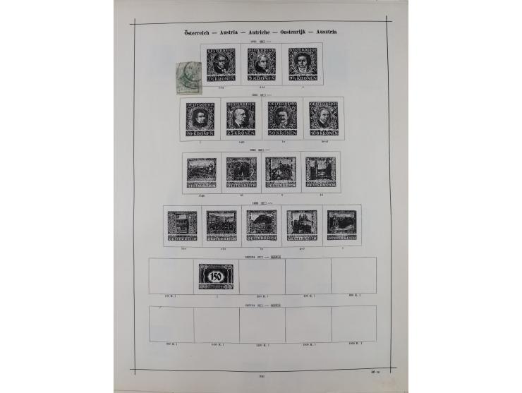 1840/1938 (ca.), mostly unused and used collection with focus on Europe with strength in the classic and semi-classic issues,