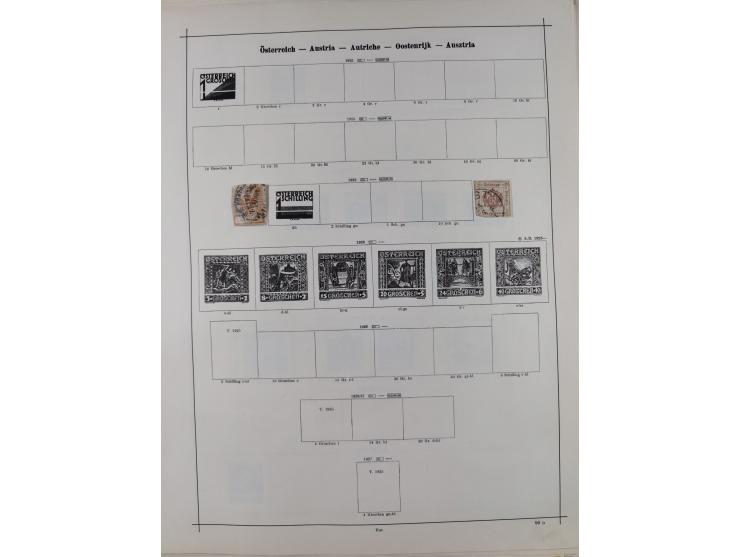 1840/1938 (ca.), mostly unused and used collection with focus on Europe with strength in the classic and semi-classic issues,