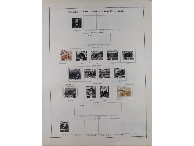 1840/1938 (ca.), mostly unused and used collection with focus on Europe with strength in the classic and semi-classic issues,