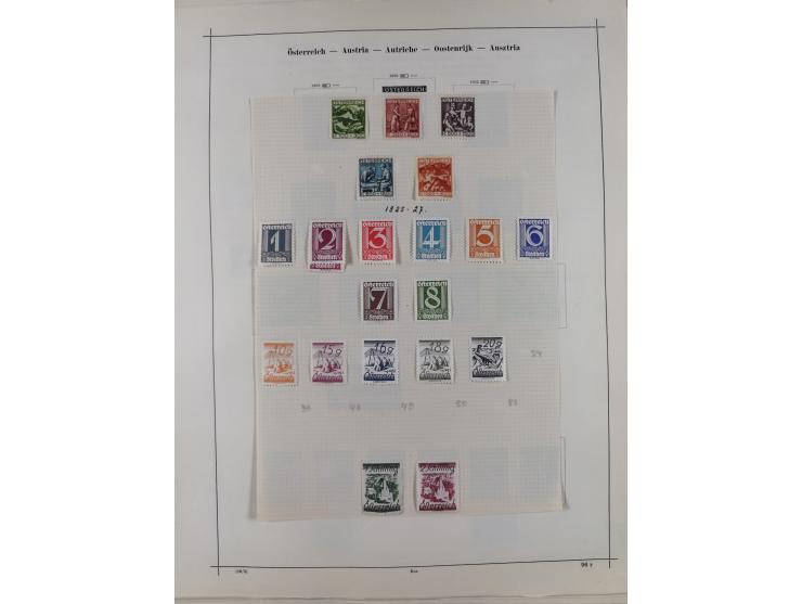 1840/1938 (ca.), mostly unused and used collection with focus on Europe with strength in the classic and semi-classic issues,