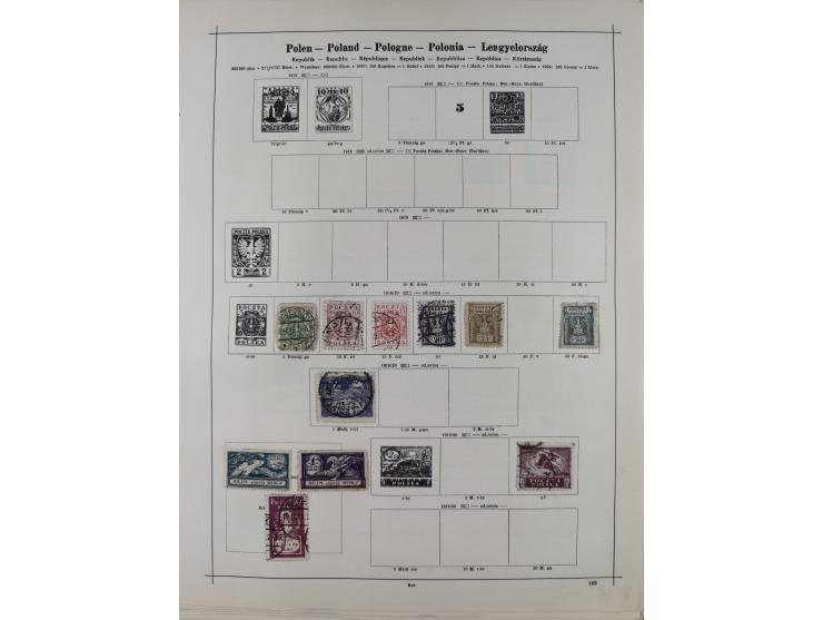 1840/1938 (ca.), mostly unused and used collection with focus on Europe with strength in the classic and semi-classic issues,