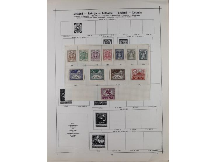 1840/1938 (ca.), mostly unused and used collection with focus on Europe with strength in the classic and semi-classic issues,