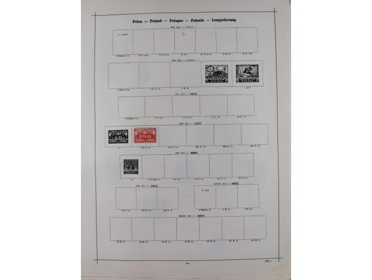 1840/1938 (ca.), mostly unused and used collection with focus on Europe with strength in the classic and semi-classic issues,