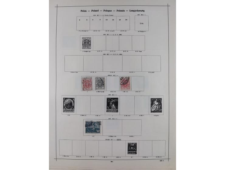 1840/1938 (ca.), mostly unused and used collection with focus on Europe with strength in the classic and semi-classic issues,