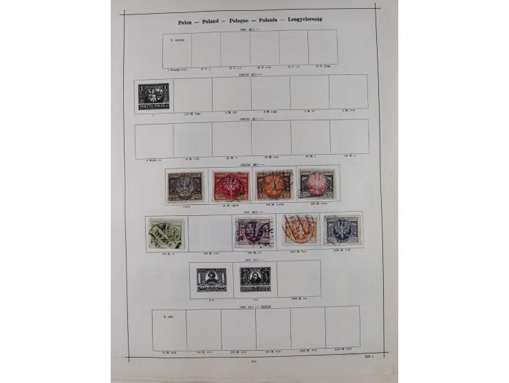 1840/1938 (ca.), mostly unused and used collection with focus on Europe with strength in the classic and semi-classic issues,